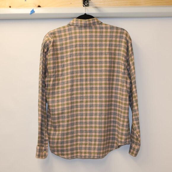 J. Crew Pink and Gray Checkered Shirt Size Small Womens Button Cuffs No Pocket - Picture 7 of 11